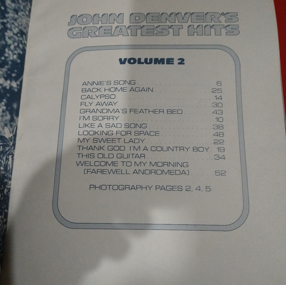 John Denver Greatest Hits #1 and 2 Guitar Songbooks, 1977 - Picture 5 of 8